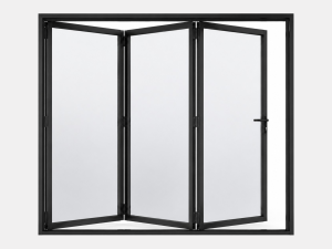 Exklusiv 3-delad aluminiumvikdörr 3-delad aluminiumvikdörr
