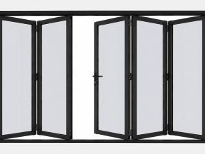 Premium 5-delad aluminiumvikdörr 2+3 5-delad aluminiumvikdörr 2+3 måttbeställd