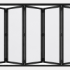 5-delad aluminiumvikdörr